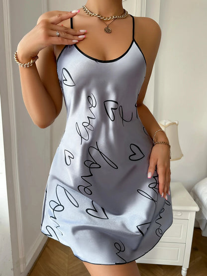 Dames pyjama met schattige patronen