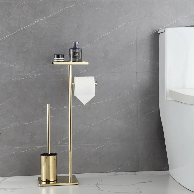 Toilet borstel in keramische houder – Elegant en stevig