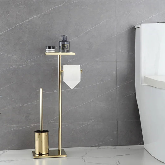 Toilet borstel in keramische houder – Elegant en stevig