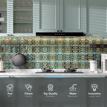 Mozaiek tegels in visgraat patroon – Elegant design