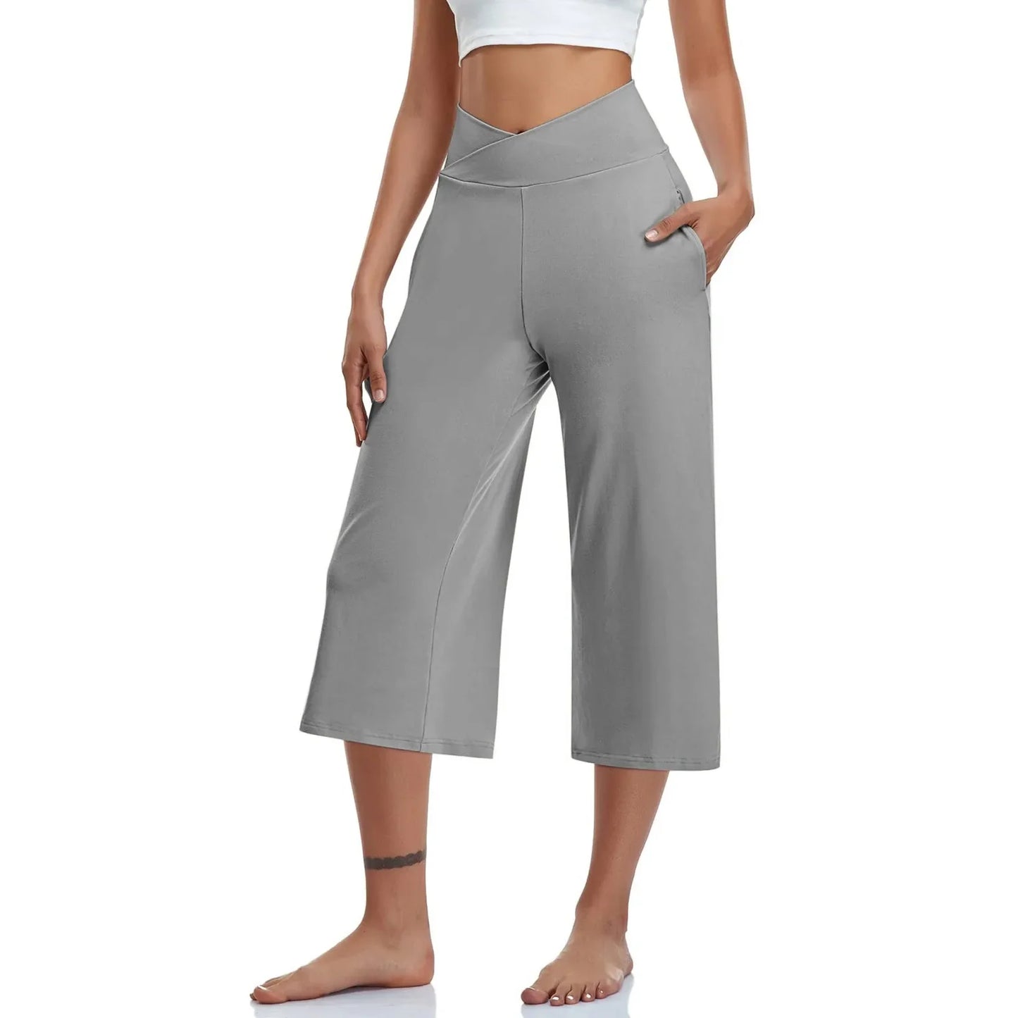 H&M linnen broek dames met moderne snit – Eigentijdse stijl