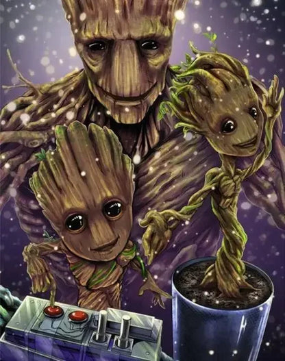 Poster met botanisch motief
