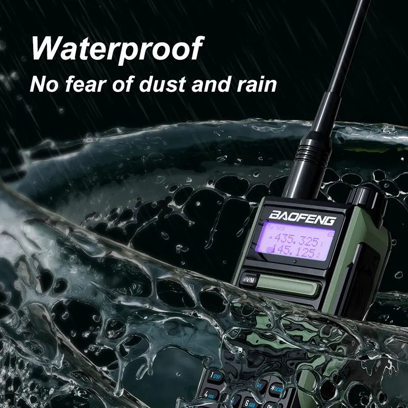 Action walkie talkie met handig draagkoord