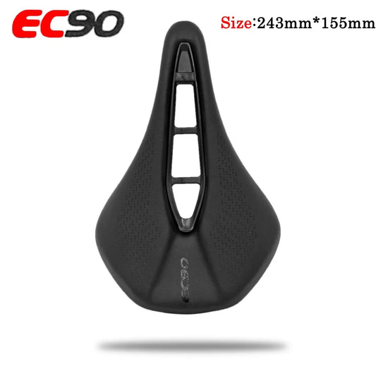 Comfort fietszadel met elastomeer vering