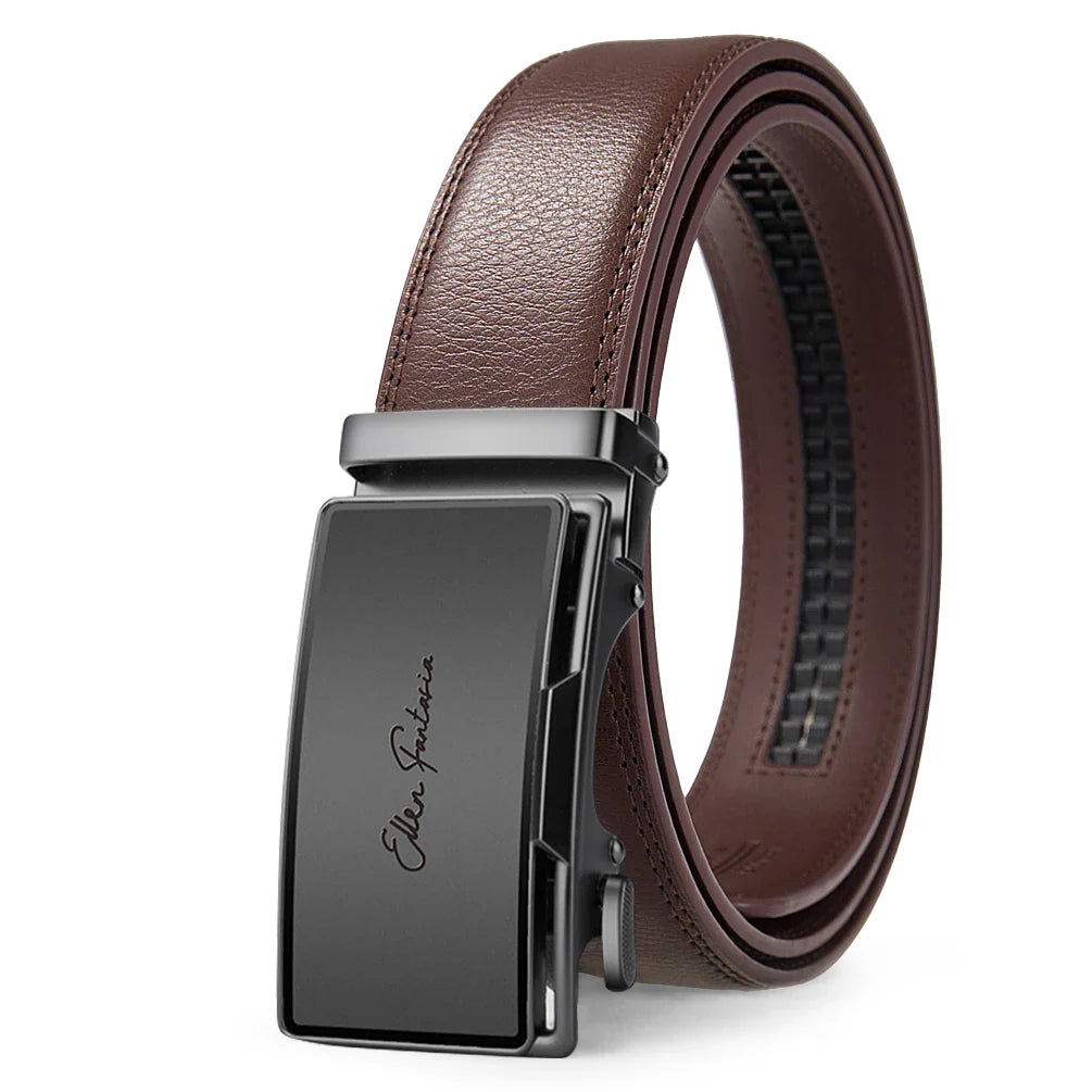 Riem heren met gladde afwerking en smalle breedte