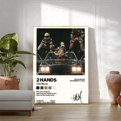 Zwart-wit portretposter