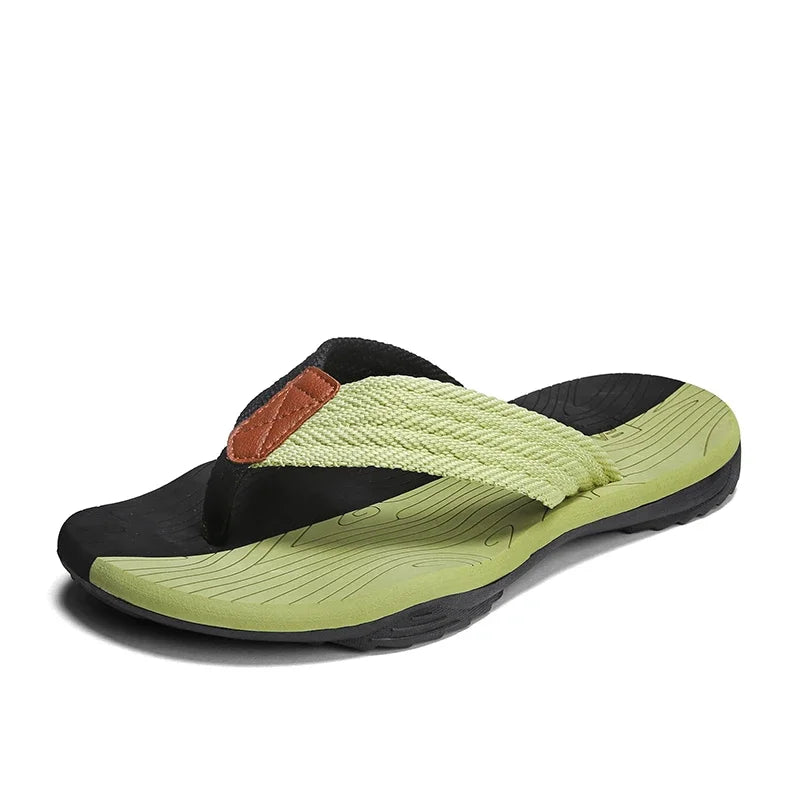 Zomer instappers heren in beige katoen