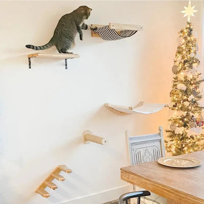 Wandmontage krabpaal met design look – Geen vloer nodig