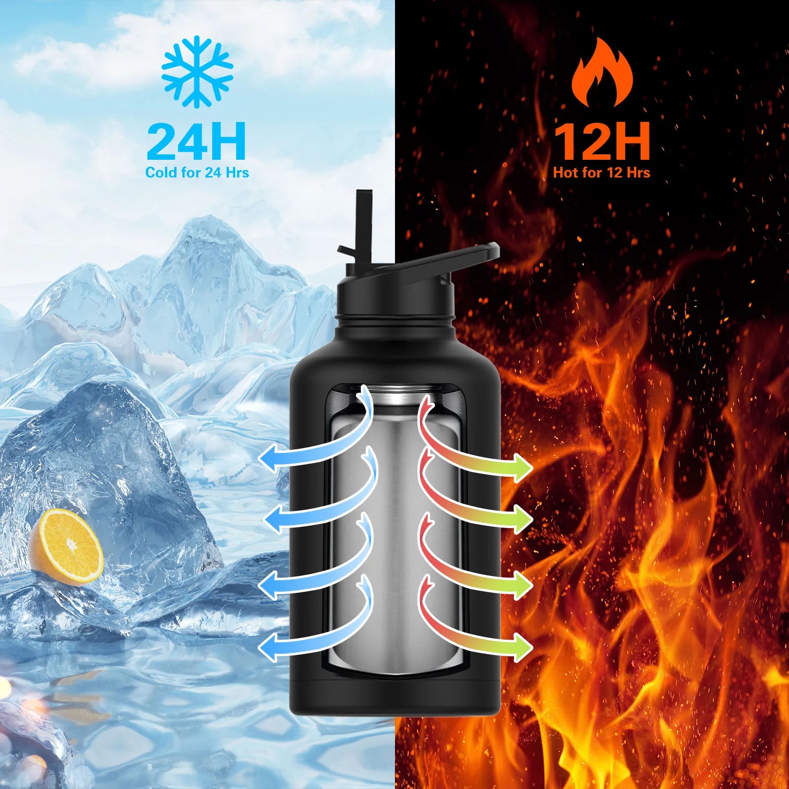 Thermosfles met lekvrije sluiting – Geen geknoei in je tas