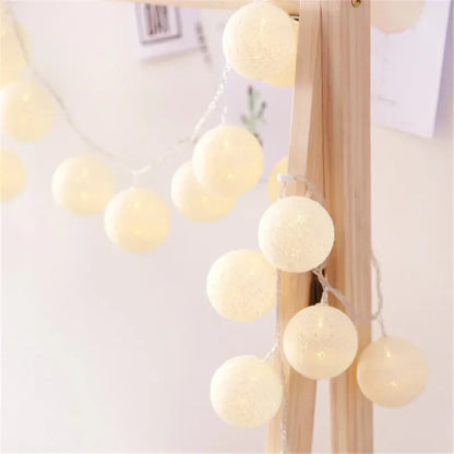 Licht slinger met koperen draad – Elegante look