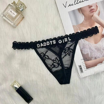 Gepersonaliseerde valentijnsstring – Romantische lingerie met naam