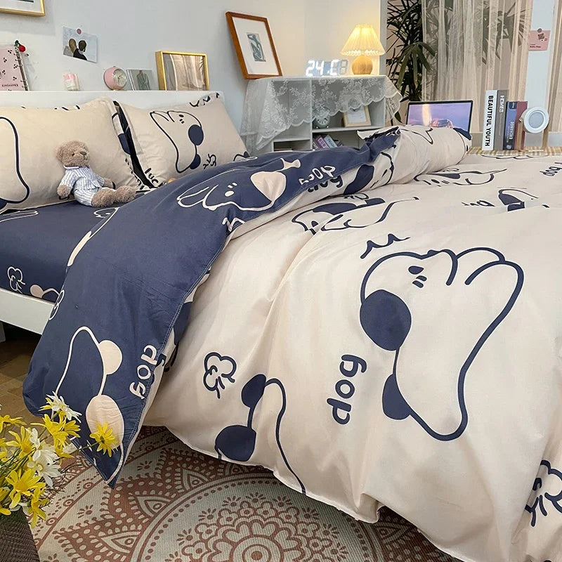 Beddengoed met bladeren – Natuur in je slaapkamer