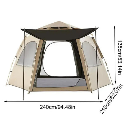 Pop-up strandtent – Ideaal voor zonnige dagen