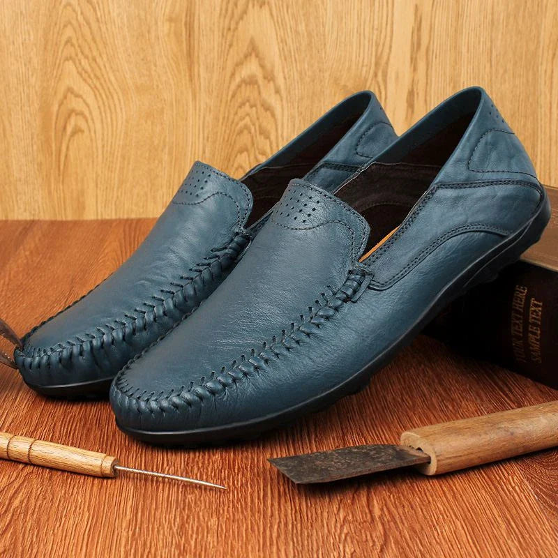 Heren schoenen met flexibele rubberzool