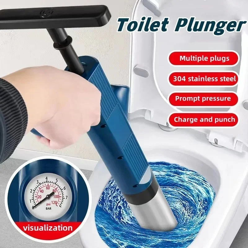 Toilet ontstopper met drukknop – Moderne werking