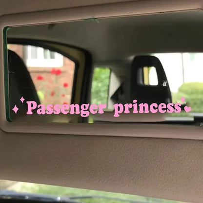 Auto stickers - Passenger Princess achterruit decoratie voor persoonlijke flair