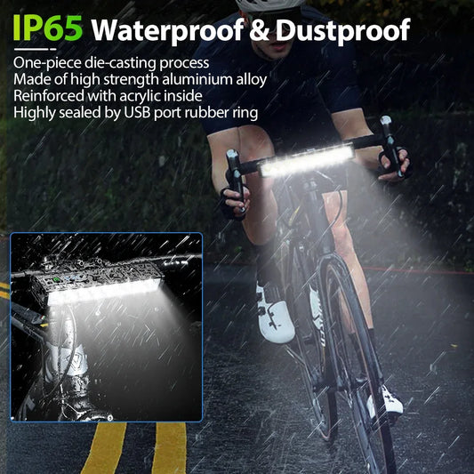 Compacte LED fietslamp met hoge lumenoutput
