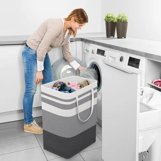 Kwantum dubbele wasmand – Voor wit en bont