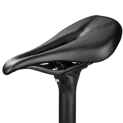 Zadel fiets met ademende eigenschappen