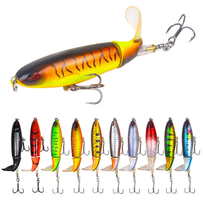 Topwater kunstaas visje met waterspetter effect