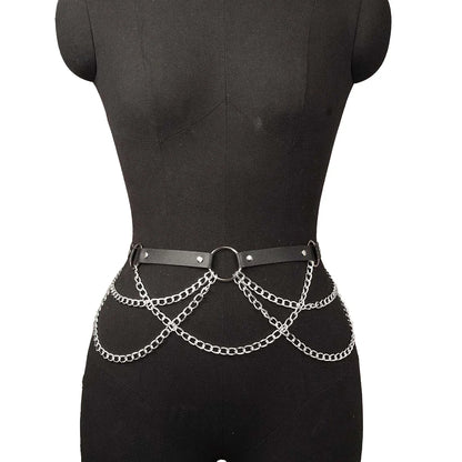 Elastische tailleband als stijlvolle riem