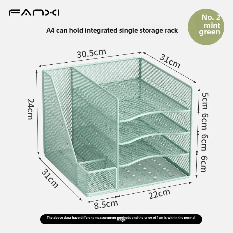 Draaibare desk organiser met 360 graden bereik