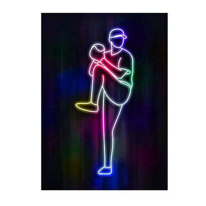 Poster in zachte pastelkleuren