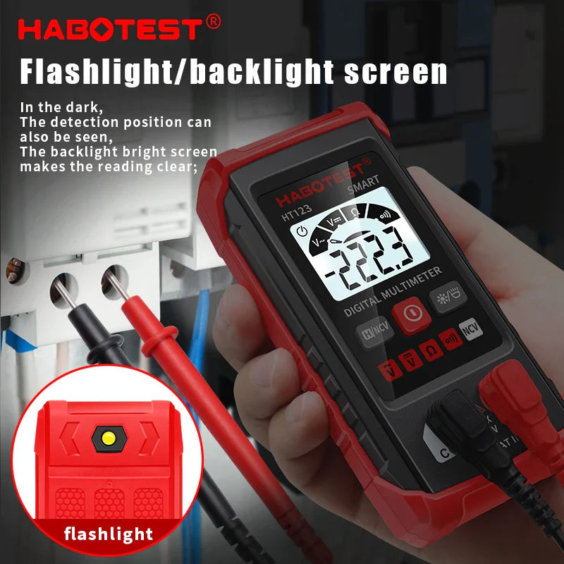 Multimeter voor elektronische circuits