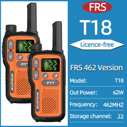 Kinderen walkie talkies met riemclip