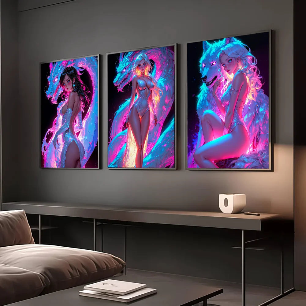 Moderne kunst posters voor creatieve interieurs