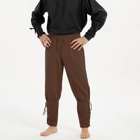 Donkerblauwe linnen broek voor mannen – Tijdloze elegantie