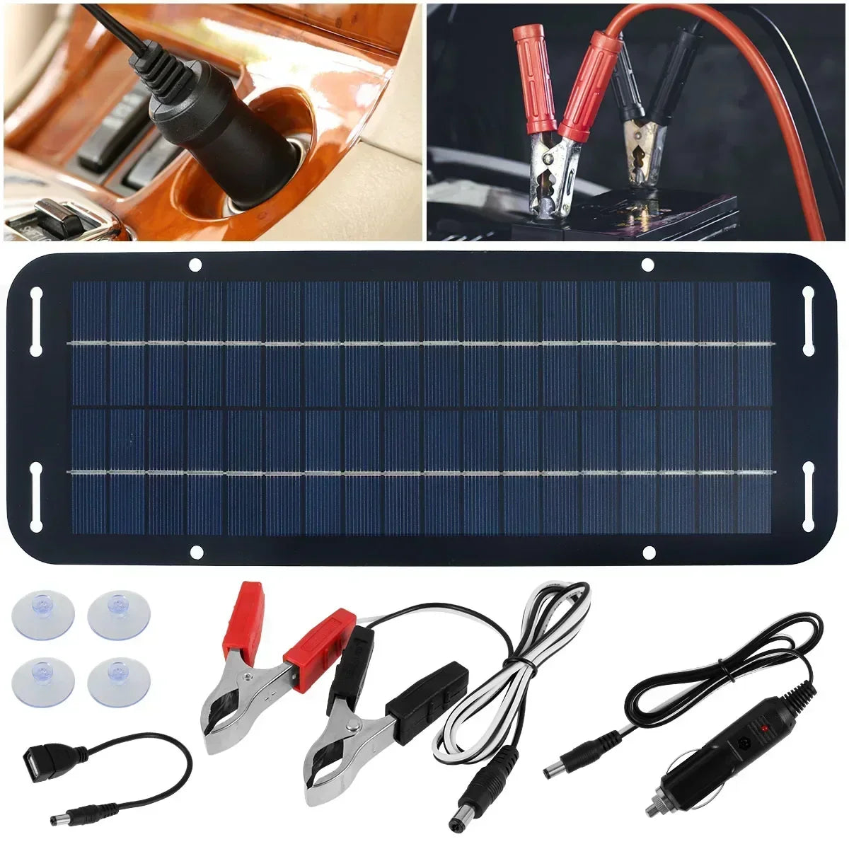 Zonnepaneel camper set met inverter – Direct stroom beschikbaar