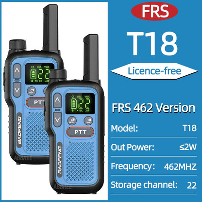Intertoys walkie talkies met bereik tot 3 km