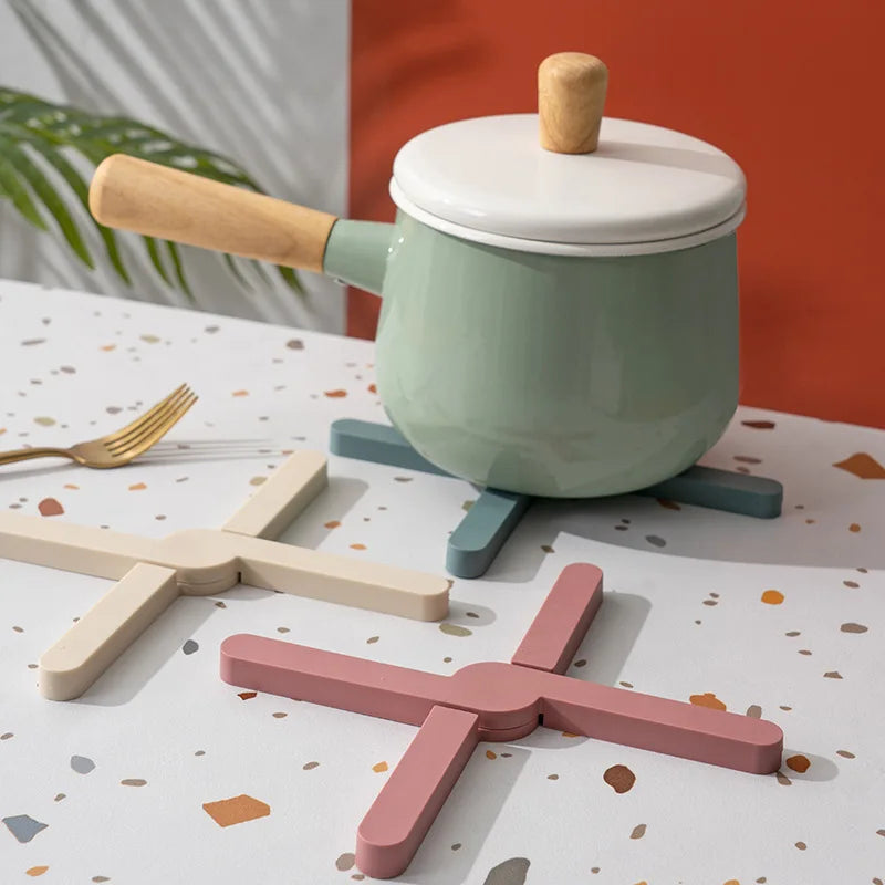 Onderzetters pan met leren lus – Gemakkelijk op te bergen