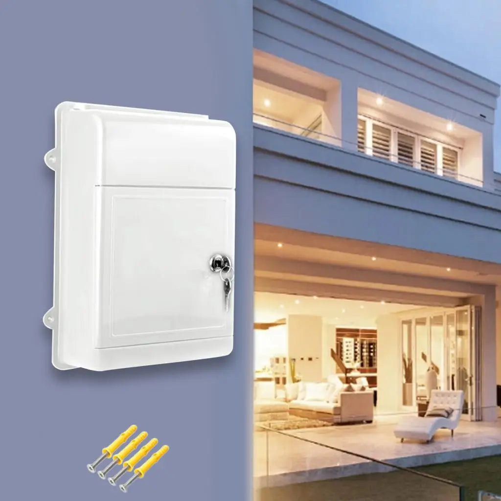 Gamma brievenbus met regenafvoer