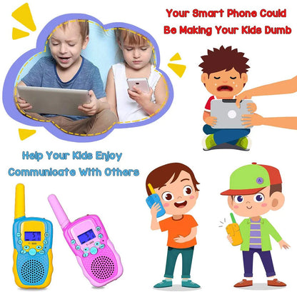 Walkie talkie Intertoys met leuke stickers