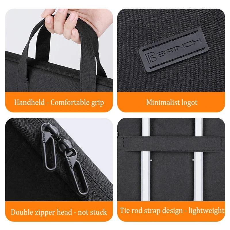 Dames laptoptas met metallic accenten – Modern en elegant