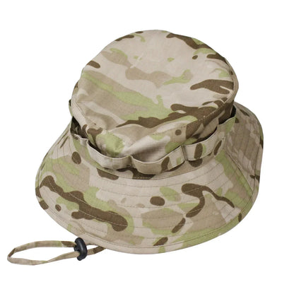 Groene jachthoed met leren band