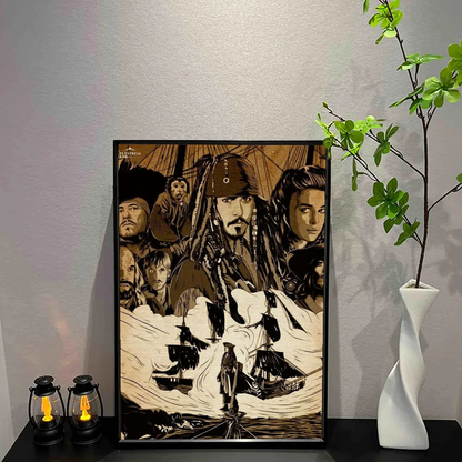 Kunstposter met klassiek werk