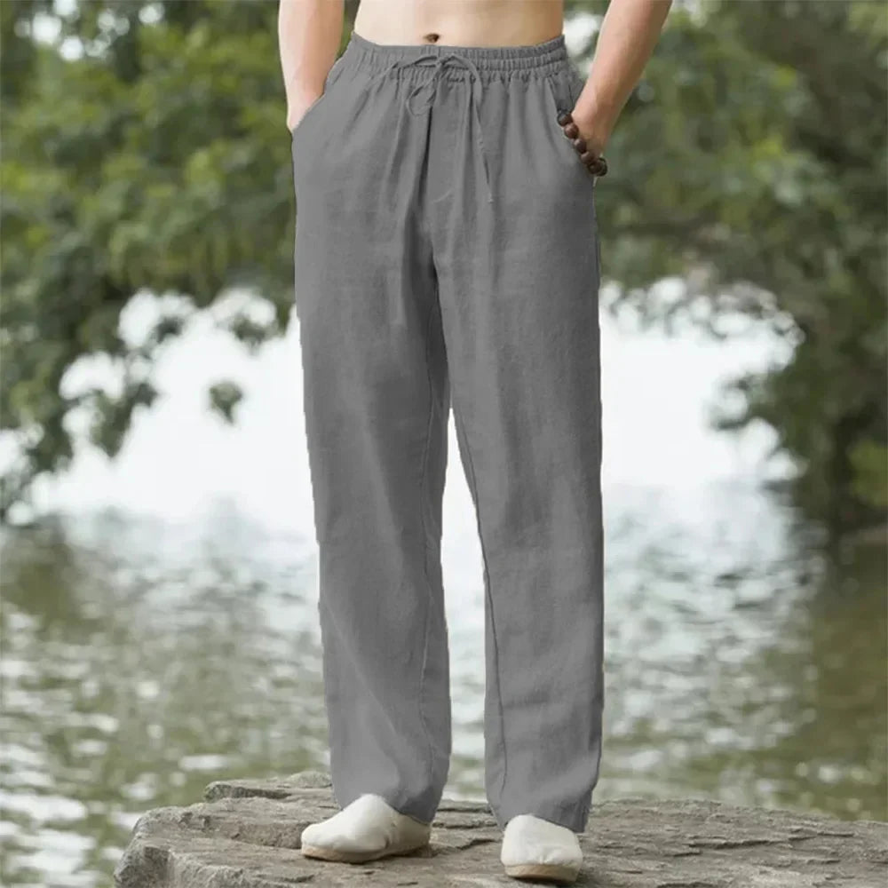 Basic linnenmix broek heren – Voor elke dag