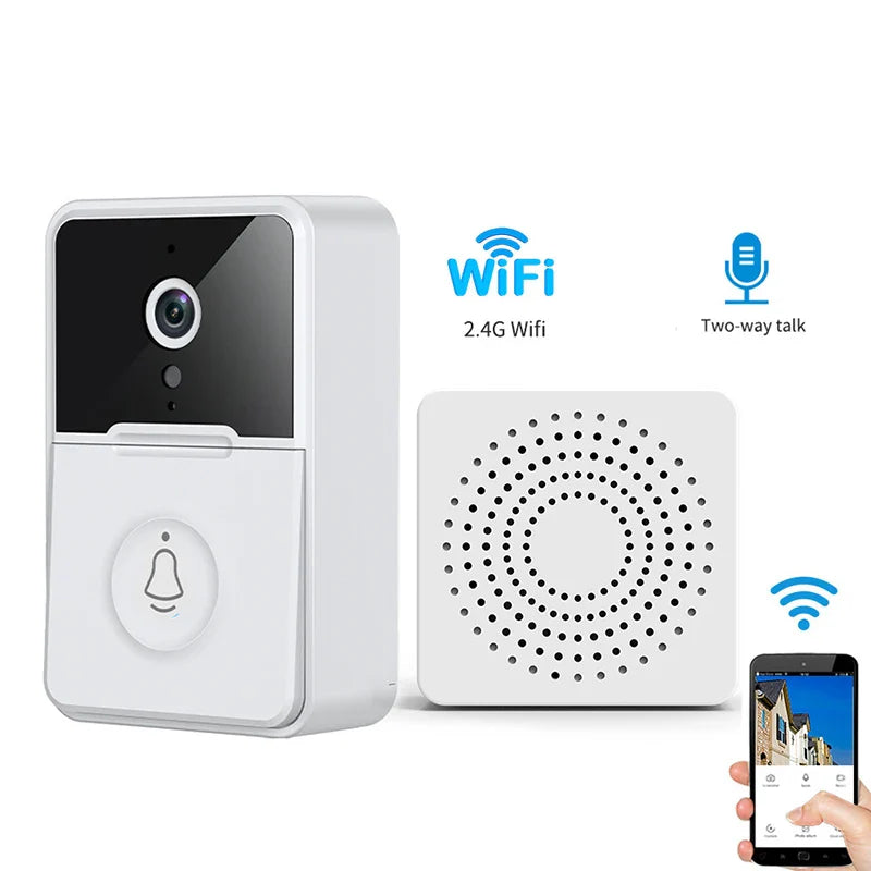 Deurbel met video en wifi voor directe streaming
