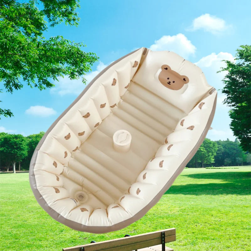 Luma babybadje met bijpassende badstandaard