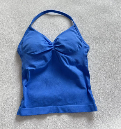 Hippe yoga set met geometrisch patroon