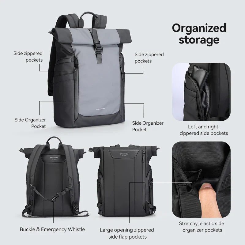 Reisrugzak met optimaal comfort voor vluchten