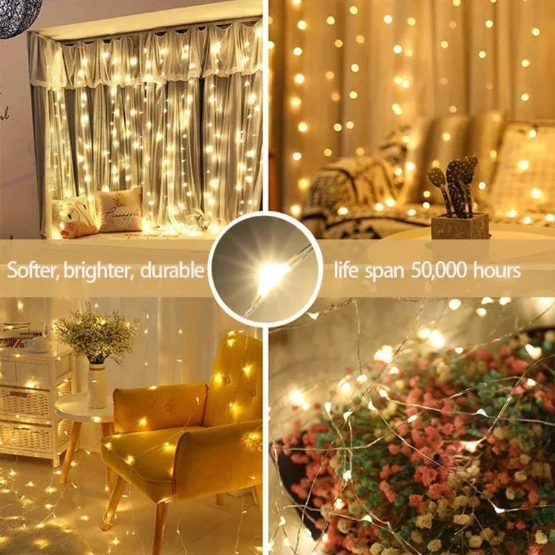 Licht slinger met zachte gloed – Ideaal voor avondmomenten