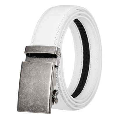 Zomerse riem heren van licht canvas