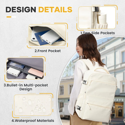 Handbagage rugzak met ergonomische schouderbanden