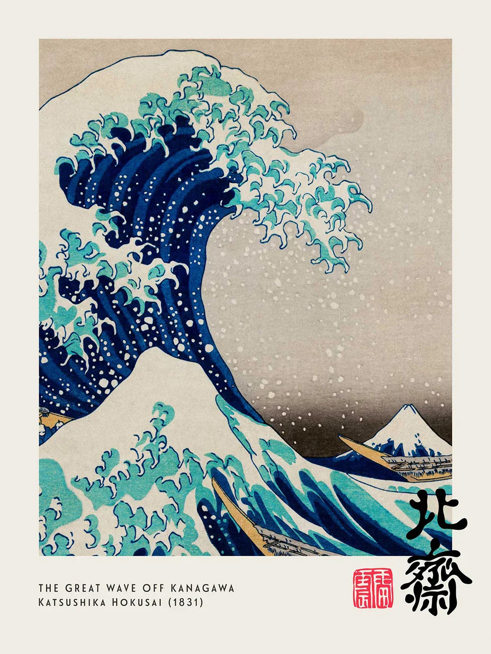 Abstracte poster in pasteltinten