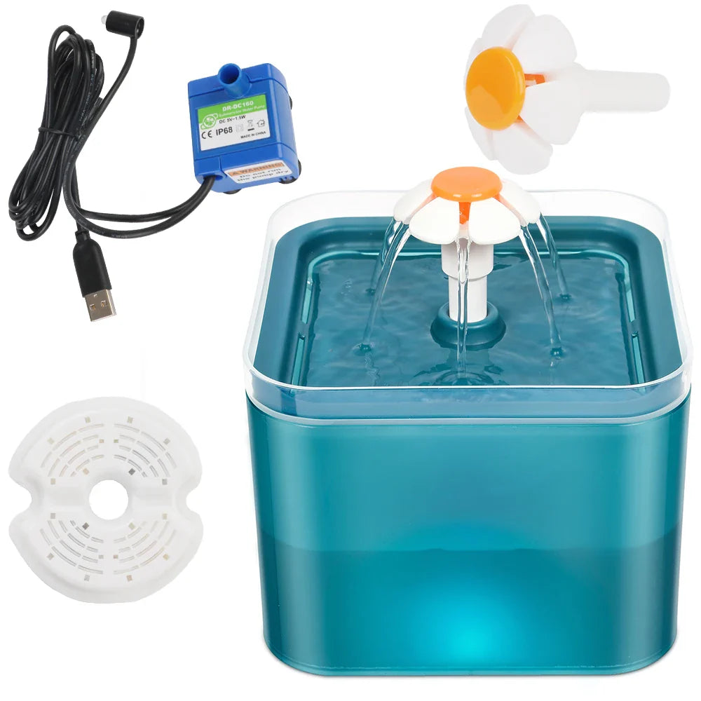 Katten waterfontein met circulatiesysteem – Houdt water fris