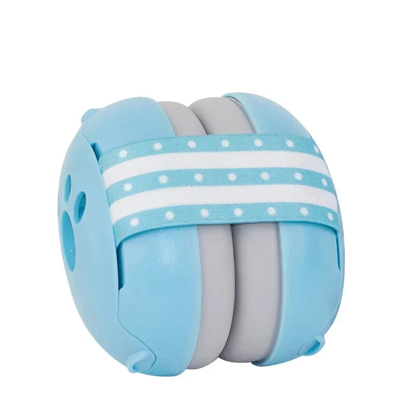 Koptelefoon voor baby met vrolijk patroon – Stimulerend ontwerp